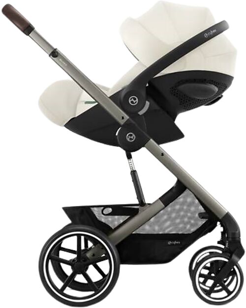 Cybex Balios S Lux Stroller - Seashell Beige - Taupe Frame - from Birth up to 4 Years Pushchairs