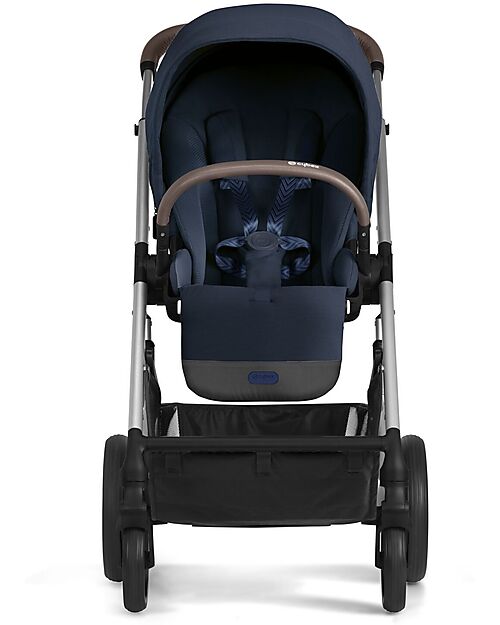 Cybex Balios S Lux Stroller - Silver-Ocean Blue - from Birth up to 4 Years Pushchairs