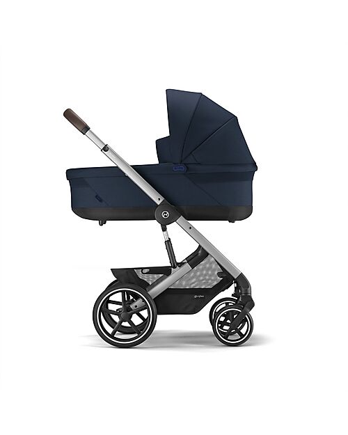 Cybex Balios S Lux Stroller - Silver-Ocean Blue - from Birth up to 4 Years Pushchairs