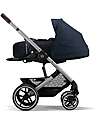 Cybex Balios S Lux Stroller - Silver-Ocean Blue - from Birth up to 4 Years Pushchairs
