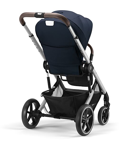 Cybex Balios S Lux Stroller - Silver-Ocean Blue - from Birth up to 4 Years Pushchairs