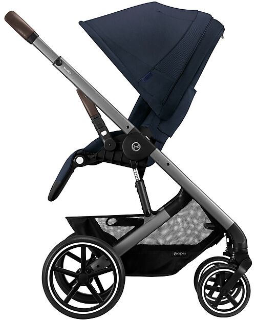 Cybex Balios S Lux Stroller - Silver-Ocean Blue - from Birth up to 4 Years Pushchairs