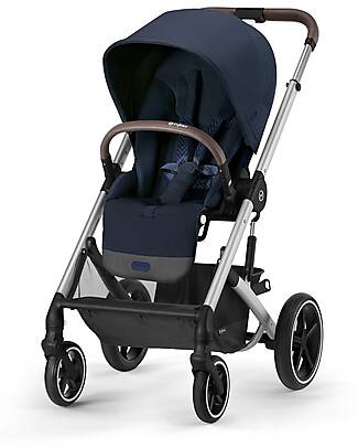 Cybex Balios S Lux Stroller - Silver-Ocean Blue - from Birth up to 4 Years Pushchairs
