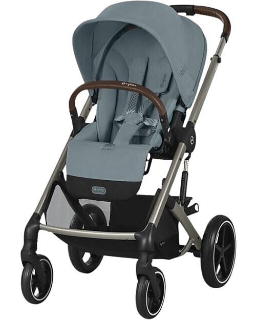 Cybex Balios S Lux Stroller - Stormy Blue - Taupe Frame - from Birth up to 4 Years Pushchairs