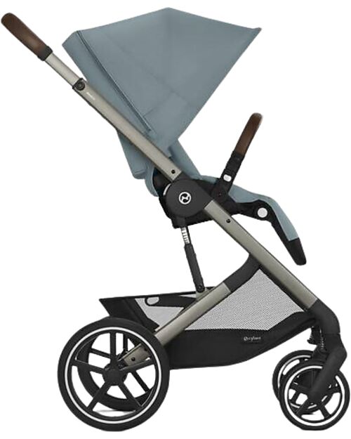Cybex Balios S Lux Stroller - Stormy Blue - Taupe Frame - from Birth up to 4 Years Pushchairs