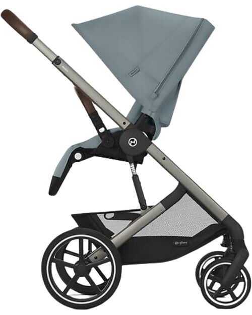 Cybex Balios S Lux Stroller - Stormy Blue - Taupe Frame - from Birth up to 4 Years Pushchairs
