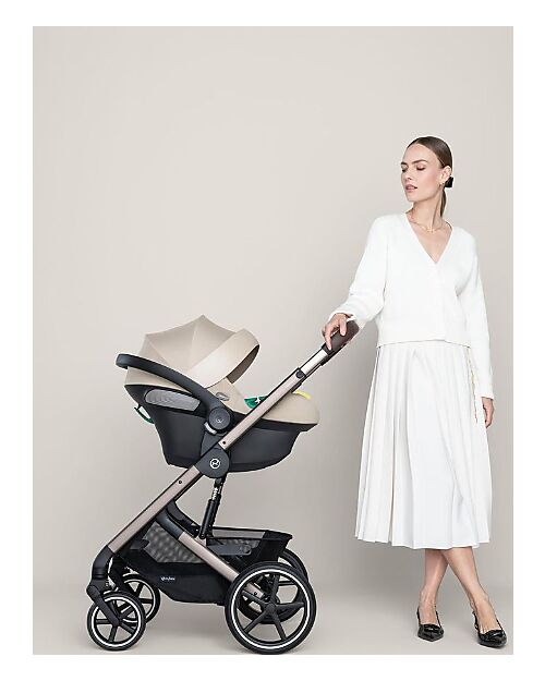 Cybex Balios S Lux Stroller - Taupe-Seashell Beige - from Birth up to 4 Years Pushchairs
