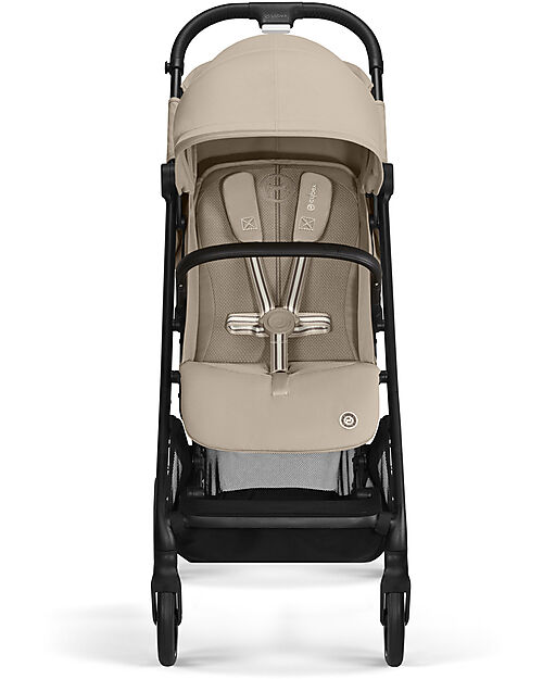 Cybex Beezy Stroller - Almond Beige/Beige - The Most Compact Lights Strollers