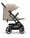 Cybex Beezy Stroller - Almond Beige/Beige - The Most Compact Lights Strollers