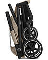 Cybex Beezy Stroller - Almond Beige/Beige - The Most Compact Lights Strollers