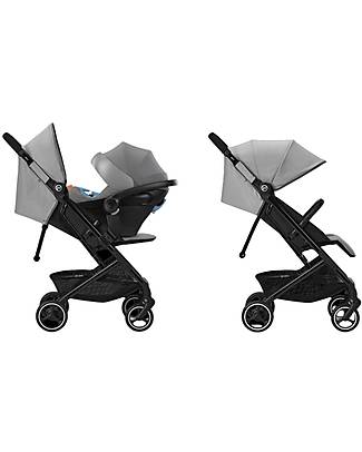 Cybex Beezy Stroller + Aton S2 i-Size Duo - Lava Grey/Mid Grey Trio and Duo Strollers