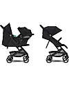 Cybex Beezy Stroller + Aton S2 i-Size Duo - Moon Black/Black Trio and Duo Strollers