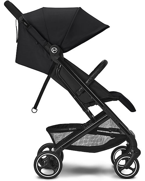 Cybex Beezy Stroller + Aton S2 i-Size Duo - Moon Black/Black Trio and Duo Strollers
