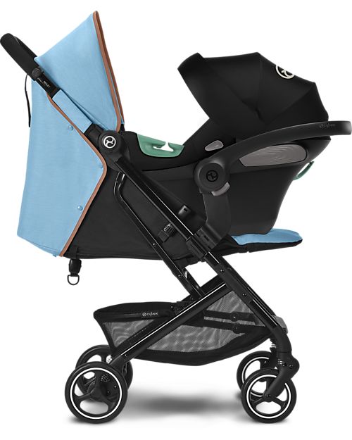 CYBEX Beezy Stroller, Lightweight Baby Stroller, Compact Fold, Compatible  with All CYBEX Infant Seats, Stands for Storage, Easy to Carry, Multiple