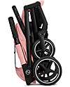 Cybex Beezy Stroller - Candy Pink - Black Frame - The Most Compact Lights Strollers