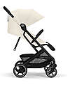 Cybex Beezy Stroller - Canvas White/Light Beige - The Most Compact Lights Strollers