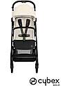 Cybex Beezy Stroller - Canvas White/Light Beige - The Most Compact Lights Strollers
