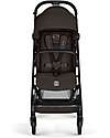 Cybex Beezy Stroller - Chocolate Brown - Black Frame - The Most Compact Lights Strollers