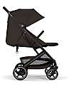 Cybex Beezy Stroller - Chocolate Brown - Black Frame - The Most Compact Lights Strollers