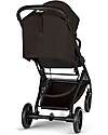 Cybex Beezy Stroller - Chocolate Brown - Black Frame - The Most Compact Lights Strollers