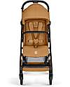 Cybex Beezy Stroller - Cinnamon Yellow - Black Frame - The Most Compact Lights Strollers