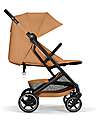 Cybex Beezy Stroller - Cinnamon Yellow - Black Frame - The Most Compact Lights Strollers
