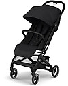 Cybex Beezy Stroller - Deep Black - Comfort on the Go from Birth! Lights Strollers