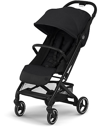Cybex Beezy Stroller - Deep Black - Comfort on the Go from Birth! Lights Strollers