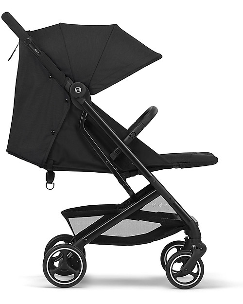 Cybex Beezy Stroller - Deep Black - Comfort on the Go from Birth! Lights Strollers