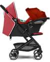 Cybex Beezy Stroller - Hibiscus Red/Red - Comfort on the Go from Birth! Lights Strollers