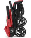 Cybex Beezy Stroller - Hibiscus Red/Red - Comfort on the Go from Birth! Lights Strollers