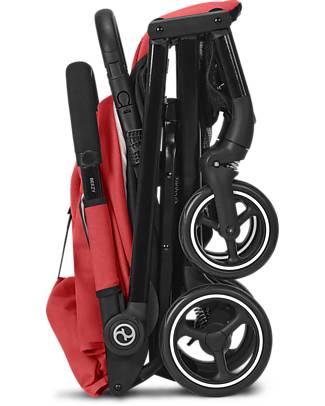 Cybex Beezy Stroller - Hibiscus Red/Red - Comfort on the Go from Birth! Lights Strollers