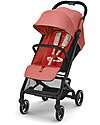 Cybex Beezy Stroller - Hibiscus Red/Red - with One-Pull Harness Lights Strollers