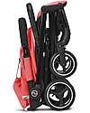 Cybex Beezy Stroller - Hibiscus Red/Red - with One-Pull Harness Lights Strollers