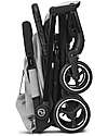 Cybex Beezy Stroller - Lava Grey/Mid Gray - with One-Pull Harness Lights Strollers