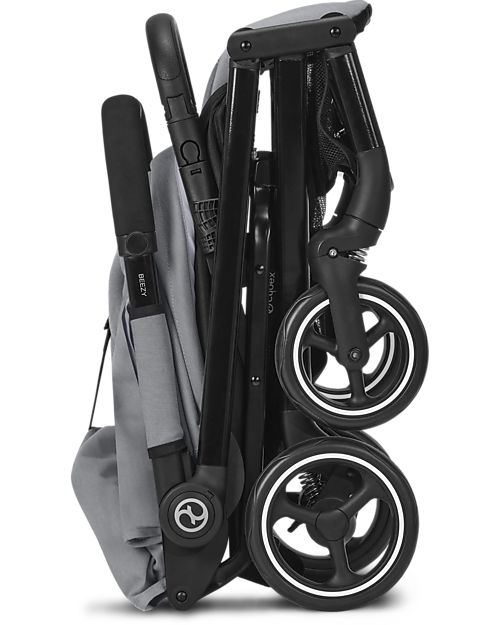 Cybex Beezy Stroller - Lava Grey/Mid Grey - Comfort on the Go from Birth! Lights Strollers