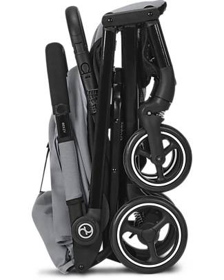 Cybex Beezy Stroller - Lava Grey/Mid Grey - Comfort on the Go from Birth! Lights Strollers