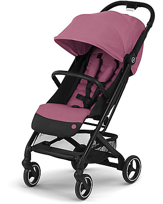 Cybex Beezy Stroller - Magnolia Pink - Comfort on the Go from Birth! Lights Strollers