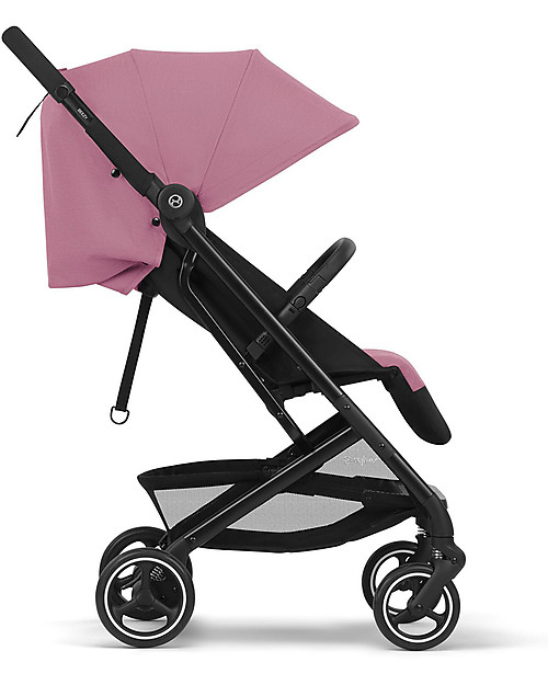 Cybex Beezy Stroller - Magnolia Pink - Comfort on the Go from Birth! Lights Strollers