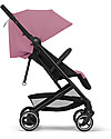 Cybex Beezy Stroller - Magnolia Pink - Comfort on the Go from Birth! Lights Strollers