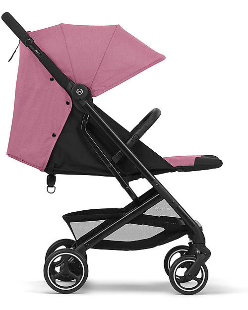 Cybex Beezy Stroller - Magnolia Pink - Comfort on the Go from Birth! Lights Strollers