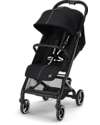 Cybex Beezy Stroller - Moon Black/Black - Comfort on the Go from Birth! Lights Strollers