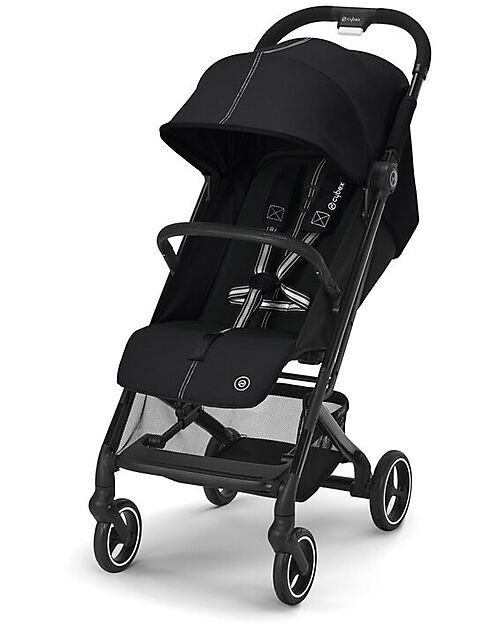 Cybex Beezy Stroller Moon Black Black with One Pull Harness unisex bambini