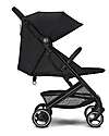 Cybex Beezy Stroller - Moon Black/Black - with One-Pull Harness Lights Strollers