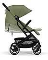 Cybex Beezy Stroller - Moss Green - Black Frame - The Most Compact Lights Strollers