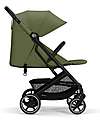 Cybex Beezy Stroller - Moss Green - Black Frame - The Most Compact Lights Strollers
