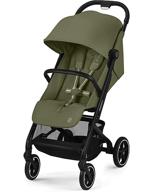 Cybex Beezy Stroller - Moss Green/Khaki - The Most Compact Lights Strollers