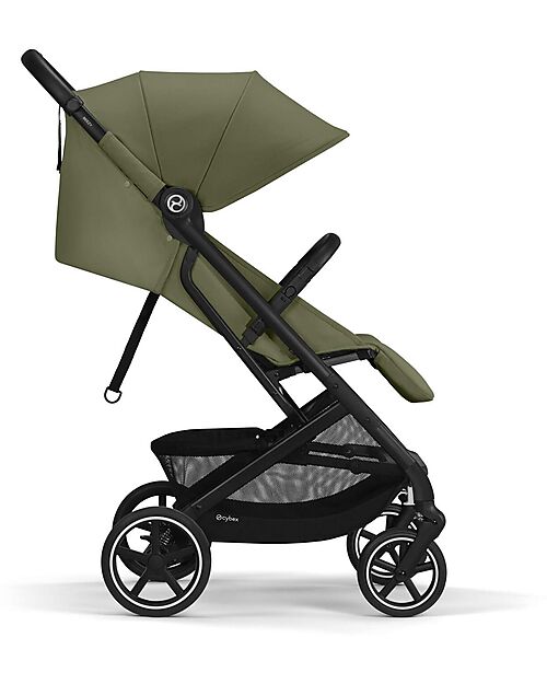 Cybex Beezy Stroller - Moss Green/Khaki - The Most Compact Lights Strollers