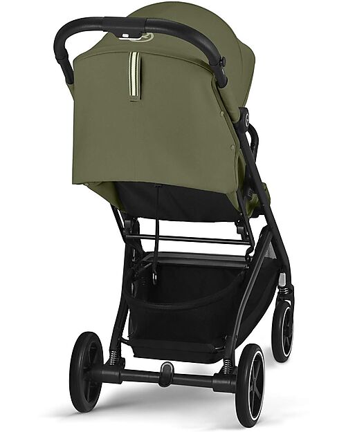 Cybex Beezy Stroller - Moss Green/Khaki - The Most Compact Lights Strollers