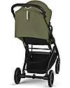Cybex Beezy Stroller - Moss Green/Khaki - The Most Compact Lights Strollers